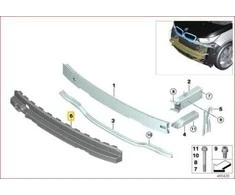Prijungiamas Priekinis Stabdžių Atramu BMW I3 I01 2013 2017 Originalus 51117296854