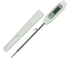 Psa Parts Mėsos termometras, punkcijos termometras, skaitmeninis elektroninis, atsparus vandeniui, 125 mm