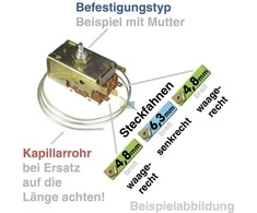 Psa Parts Originalus termostato temperatūros valdiklis 077b6094 Danfoss šaldytuvas šaldiklis Goren...