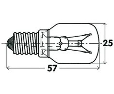 Psa Parts Speciali lemputė lemputė šviesa šviesos lemputė šaldytuvui e14 15w 240v