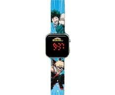 Kids Euroswan Hiszpania Skaitmeninis LED laikrodis "My Hero Academia