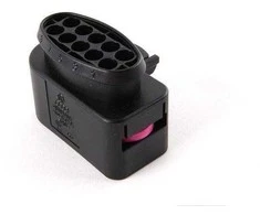 Škoda 10 Pin Housing With Contact Locking Mechanism Audi A3 2016-2017 Originalus 1J0973735