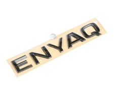 Skoda Enyaq Galinio Stiklo Užrašas ENYAQ Juodas Blizgantis Originalus 5LE853687A041