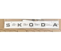 Škoda Kodiaq Užpakalinis Juodas Emblemė Originalus 57H853687A041