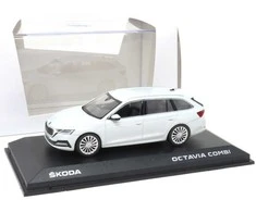 Skoda Octavia Combi A8 1 43 Moon Baltas Originalus 5E7099300S9R