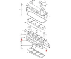 Skoda Pipe Union Volkswagen Bora Golf Jetta Originalus 044103499B