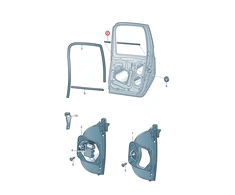 Skoda Roomster 5J Galinio Langai Aperturos Antstiklis Desinis Originalus 5J7839478A