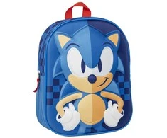 Sonic the Hedgehog 3D kuprinė, krepšys 31 cm