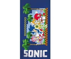 Sonic The Hedgehog Ežiukas Sonikas rankšluostis 70x140 cm