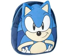 Sonic The Hedgehog Ežiuko Soniko pliušinė kuprinė, 22 cm