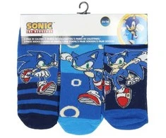 Sonic The Hedgehog Sonic vaikiškos kojiniės 3 poros, mėlynos