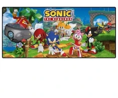 Sonic the Hedgehog stalo pelės kilimėlis 81x36 cm