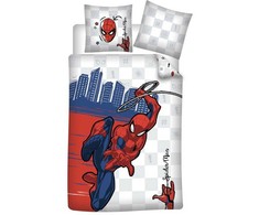 Marvel Spiderman 2 dalių patalynės komplektas vaikams - Žmogus-voras 200x140cm