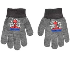 Spiderman vaikų pirštinės, pilkos