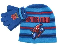 "Spiderman" žiemos kepurė su pirštinėmis
