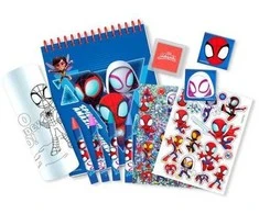 Kids Euroswan Spiderman Žmogaus-voro spalvinimo rinkinys su kietuoju dėklu