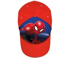 Spiderman Žmogus voras, kepurė su snapeliu, raudona
