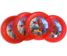 Globos Europe Bv Spiderman Žmogus-voras plastikinių lėkščių rinkinys, 4 vnt., 21 cm