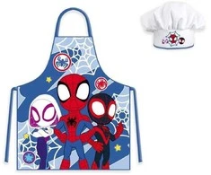Spiderman Žmogus-voras Voras Spidey vaikiška 2 dalių prijuostė