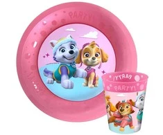Spin Master "Paw Patrol" stiklinės ir lėkštės rinkinys