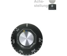 Subaru Universalus perjungimo mygtukas 50mm juodas 50-250 ° orkaitė EGO 00.00524.820