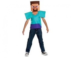 Minecraft Steve Essential kostiumas 7-8 metų amžiaus