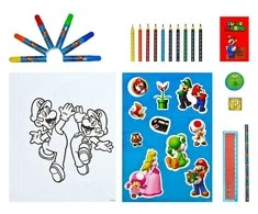 Nintendo Super Mario spalvinimo rinkinys iš 35 dalių
