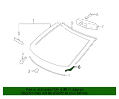 Toyota Highlander Prius 2008 2013 Prius Front Fender Cowl Side Seal Originalus 5386748040