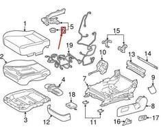 Toyota LEXUS LS XF40 Priekinio Sėdynės Oro Filtras 8892150020 88921-50020 NAUJAS ORIGINALUS