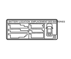 Toyota Prius Prime 2017 2022 Baterijos Etiketas Originalus G927547180