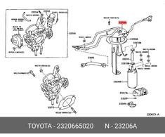 Toyota T100 1994 1998 Kuro Kuro Kuro 2320665020
