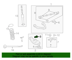 Toyota Tacoma Priekinis Apatinis Vairo Stiklo Guoliukas Originalus 4865435080