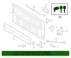 Toyota Tacoma Tundra Galinės Durys Užraktas Originalus 690550C030