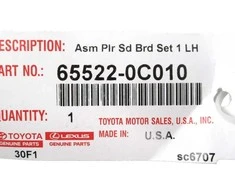 Toyota Tundra 2007 2021 Kairysis Galinis Ratai Stiprinimo Šarnyras Originalus 655220C010