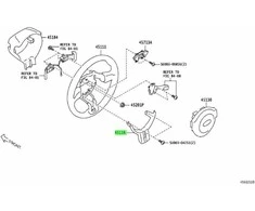 TOYOTA Vairo Stebėjimo Papuošalas 2013-2020 86 FR-S BRZ Originalus SU00304253