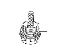 TOYOTA variklio alyvos filtro dangtelis 1562038010 156200S010