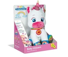 Unicorn Vienaragis Silverbelle interaktyvus pliušinis žaislas Clementoni