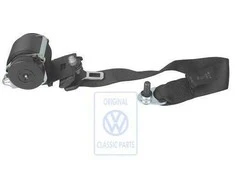 Vag 3 Taškų Sėdynės Juosta Satin Juoda Lt Mk2 1997 2003 2004 2007 Originalus 2D0857448B01C