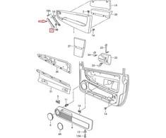 Vag A4 A6 A8 Rankovų Dėklai Flanelinis Pilkas Originalus 6X0867171B7DE