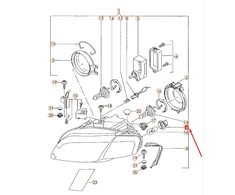 VAG A4 Avant A4 Quatro S4 Lempu Sokiai Originalus 8E0953123B