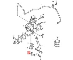 VAG A4 Avant Q5 Alynas Spaudimo Linija 2008-2012 Originalus 03L145736C