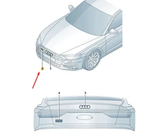 Vag A6 S6 Avant Quattro 4A 2019 Originalus 4K0071805