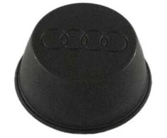 VAG Audi 100 C2 C3 80 B3 1977-1994 Plieninių ratų centro stebulės juodas dangtelis 88 mm