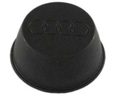 VAG Audi 100 C2 C3 80 B3 1977-1994 Plieninių ratų centro stebulės juodas dangtelis 88 mm