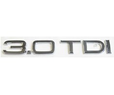 VAG Audi 3.0 TDI ženkliukas su užrašu Lipnus originalus 4F0853743B2ZZ
