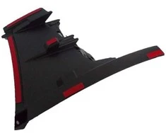 VAG AUDI A1 8X 2011-2014 Priekinio bamperio galinės atramos apdailos dangtelis dešinysis O/S originalus 8X0807152A