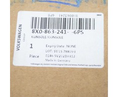 VAG Audi A1 8X1 centrinės konsolės viršutinė apdaila 8X0863241 6PS NAUJA ORIGINALI