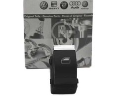 VAG Audi A2 A3 8P A4 S4 RS4 B6 B7 Chromo keleivio galinio lango jungiklis originalus