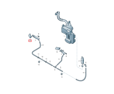 VAG AUDI A3 S3 priekinių žibintų ploviklio dangtelis, gruntuotas O/S dešinysis originalus 8V5955276GRU