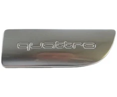 VAG Audi A3 S3 RS3 8P Quattro emblema ant daiktadėžės dangtelio aliuminis originalus 8P1853192A3Q7